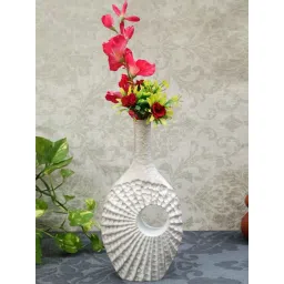 De Maison Decor Pink Aluminium Seashell Serenity Large Vase-picture-11