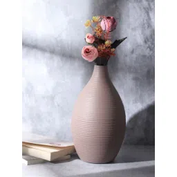 De Maison Decor Pink Aluminium Vesera Enamel Vase-picture-23
