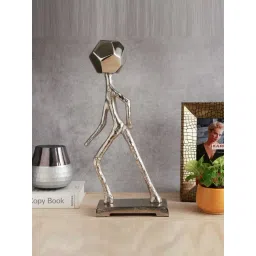 De Maison Decor Silver Aluminium Elemental Form Luxe Figure-picture-31