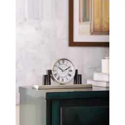 De Maison Decor Silver Aluminium Harbor Hour Clock-picture-35