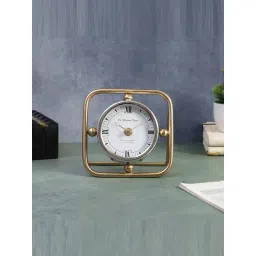 De Maison Decor Silver Aluminium Vertex Clock image 1