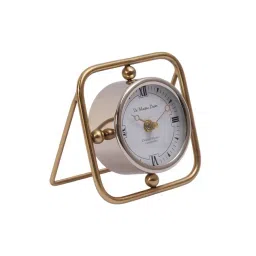 De Maison Decor Silver Aluminium Vertex Clock image 3