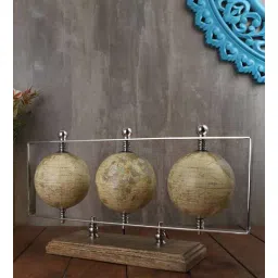 de maison decor Triple Vertical Silver Iron Table Accent-picture-20