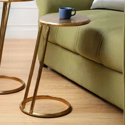 de maison decor Venn Metal Side Table in Polished Finish-picture-14