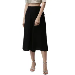 De Moza Black Elasticated Culottes-picture-12