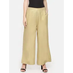 De Moza Gold Elasticated Palazzos-picture-16