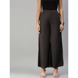 De Moza Women Charcoal Palazzos-picture-18