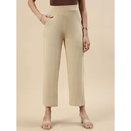 De Moza Women Knitted Ethnic Palazzos-picture-36