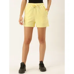 De Moza Women Mid-Rise Regular Fit Cotton Shorts-picture-39