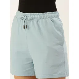 De Moza Women Mid-Rise Regular Fit Cotton Shorts image 5