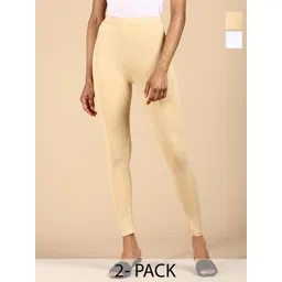 De Moza Women Pack Of 2 Ankle Length Leggings-picture-41
