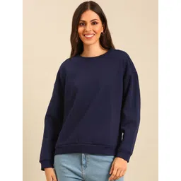 De Moza Women Round Neck Pullover Sweatshirt-picture-33