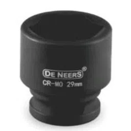 De Neers 12.5 mm (1/2 Inch) Drive Heavy Duty Hex Impact Socket, Size 31 mm, IMP-N-31-image-31
