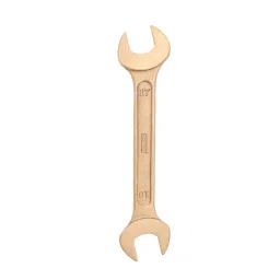 De Neers 20x22 mm Beryllium Copper Non Sparking Double Open End Spanner, NS-B-D/E 20x22-image-1