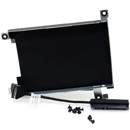 deal4go SSD SATA Hard Drive Cable 0XY5F7 XY5F7 w/ 2.5" HDD Caddy Bracket 0ND8N9 ND8N9 for Dell Latitude 5500 5501 5502 5505 Precision 3540 3541 3542(Black) image 4