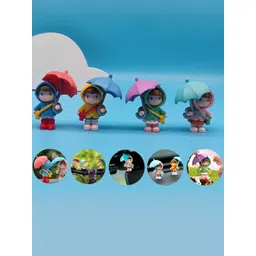 DEALSEVEN FASHION Pack Of 4 Car Dashboard Decoration Cute Umbrella-picture-27