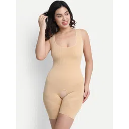DEALSEVEN FASHION Women Beige Solid Shapewear-picture-41