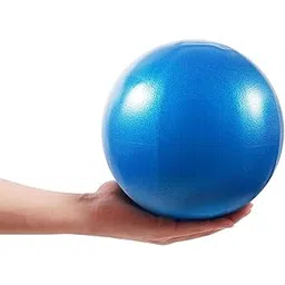 dealzone Anti-Burst Exercise Gym Ball with Pump, Anti-Slip Balance Stability Ball, Heavy Duty Fitness Yoga Ball, Extra Thick Swiss Birthing Ball (Blue, 25CM)-picture-10