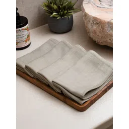 DEBAANS Olive 4 Pieces 250 GSM Hand Towels-picture-42