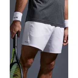 Artengo By Decathlon Men White Solid Regular Fit Tennis Shorts-picture-17