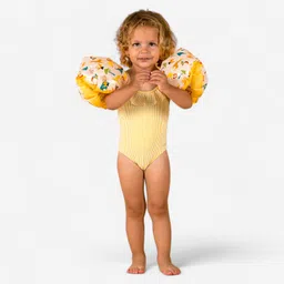 decathlon Baby Girls' 1-Piece Swimsuit Print with Ruffles Comfortable & Cute-picture-25