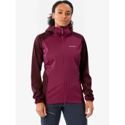 Decathlon Beetroot Regular Fit Colour Block Sports Jacket-picture-41