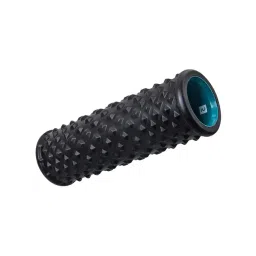 Decathlon Deep Tissue Hard Foam Massage Roller 38cm Intense Muscle Relief Black-picture-11