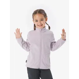 DECATHLON Girls Lilac Textured Jacket-picture-41