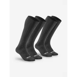 Decathlon Men Pack Of 2 Warm Hiking Calf-Length Socks SH100-picture-23