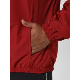 Decathlon Men Stand Collar Solid Sporty Jacket image 5