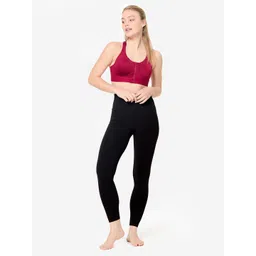 Decathlon Women Solid Medium Coverage Fitness Sports Bra image 2