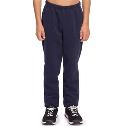 Domyos By Decathlon Boys Navy Blue Regular Fit Solid Regular Trousers-image-14