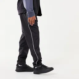 decathlon Kids' Tracksuit Bottoms - Black/White image 2