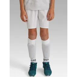 Kipsta By Decathlon Boys White Solid Regular Fit Football Shorts-picture-43