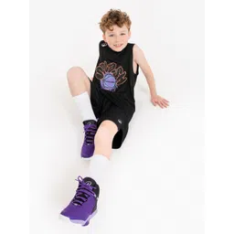 Kipsta By Decathlon Kids Sleeveless Basketball Jersey TS500 Fast image 3