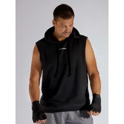 OUTSHOCK By Decathlon Men Typography Printed Hooded T-Shirt-picture-11