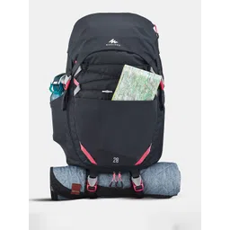 Quechua By Decathlon 28 L kids hiking backpack, 7-15 years, MH500 - Black-image-16