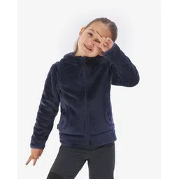 QUECHUA - Kids Warm Hiking Fleece Jacket-image-9