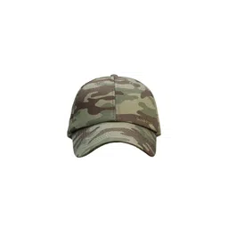 SOLOGNAC By Decathlon Adults Olive Green & Brown Camouflage Printed Baseball Cap-picture-11