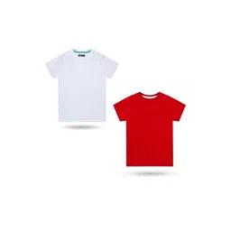 Dechado Boys Pack Of 2 Solid T-shirt-picture-30