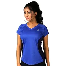 decisive Fitness Ladies Relexed Fit Yoga T Shirts Gym Wear Tees, Sports & Workout Tops for Women & Girls-picture-42