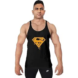 DECISIVE Fitness Stringer Sendo Vest for Men - Pure Cotton Spandex Sports Gym Tank Top-picture-25
