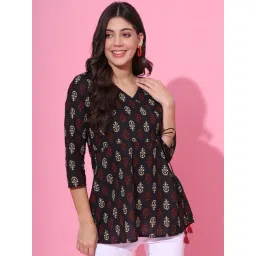 DECKEDUP Black Printed Tunic-picture-16