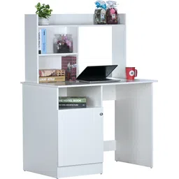 deckup Zeus White Engineered Wood Office Table-picture-25