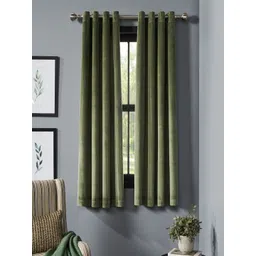 Deco Window Green 2 Pieces Room Darkening Window Curtain-picture-10