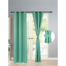 Deco Window Green Set of 2 Room Darkening Door Curtain-picture-22