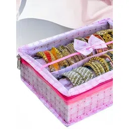 DECOM INDUSTRIES Pink 5 Rod Bangle Box Jewellery Organiser-picture-37