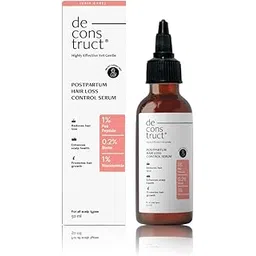 Deconstruct Postpartum Hair Loss Control Serum with Biotin and Contains 1% Pea Peptide + 1% Niacinamide | For hair fall after pregnancy | Breastfeeding Safe | 50ml-picture-50