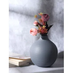 Decor de Maison Bella Blue Enamel Textured Flower Vase-picture-13