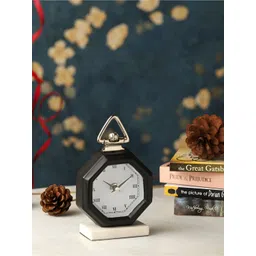 Decor de Maison Black & White Geometric Contemporary Table Clock-picture-49